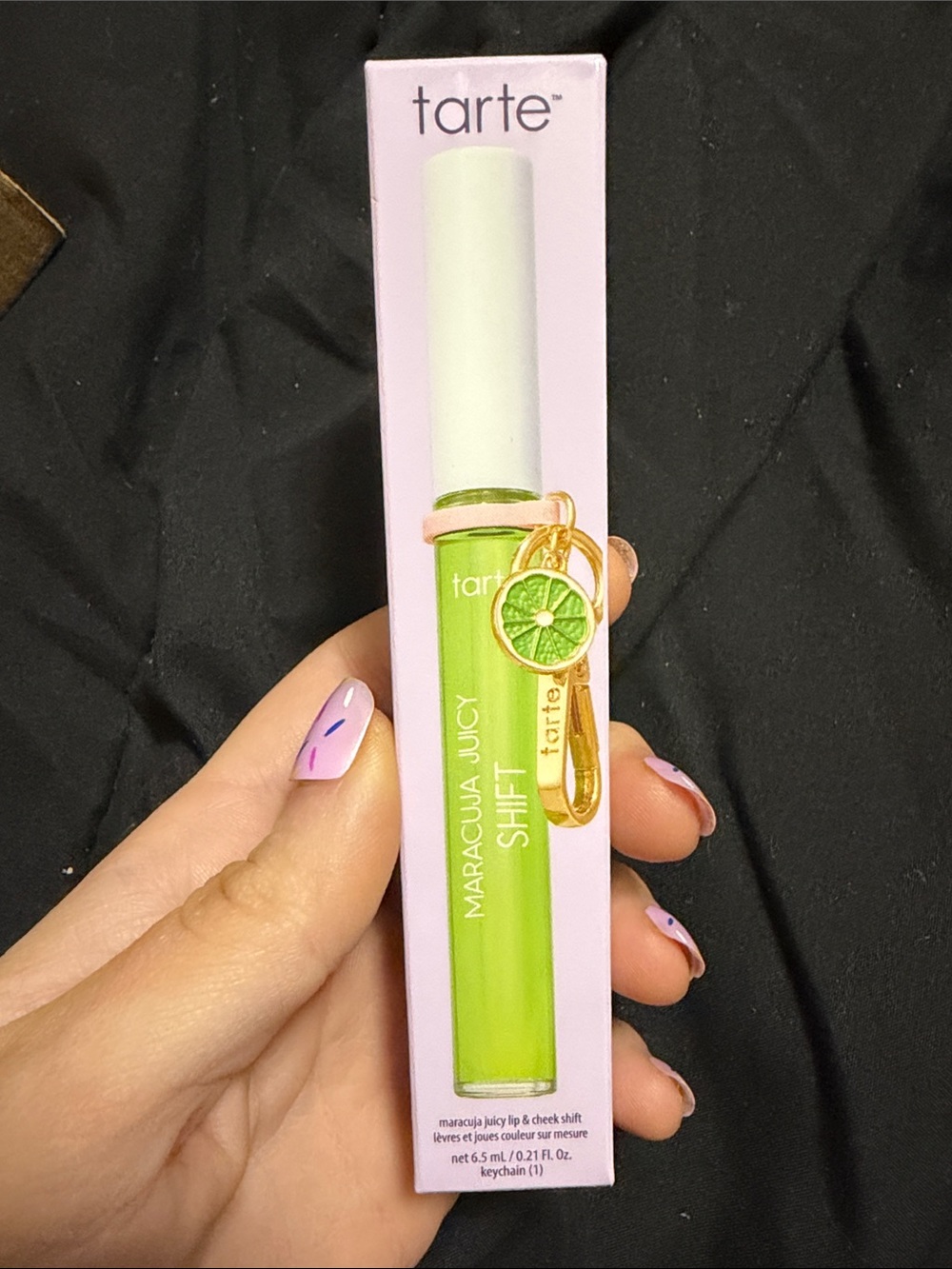 tarte Maracuja Juicy Shift Lip & Cheek Tint — Lime Green